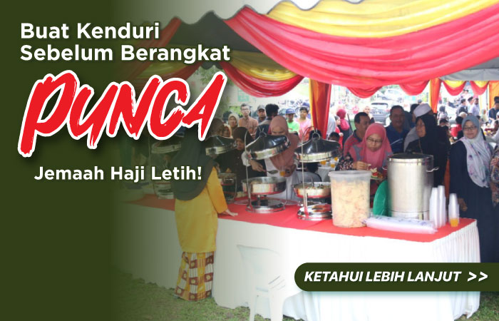 Buat kenduri jemaah letih